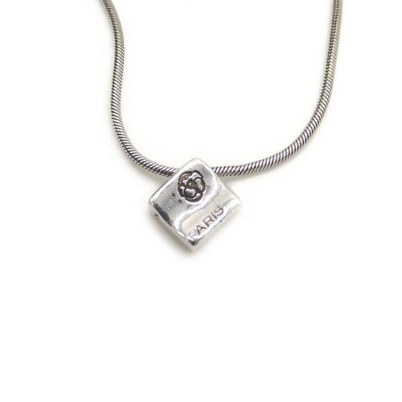 CHANEL Authentic Silver Necklace